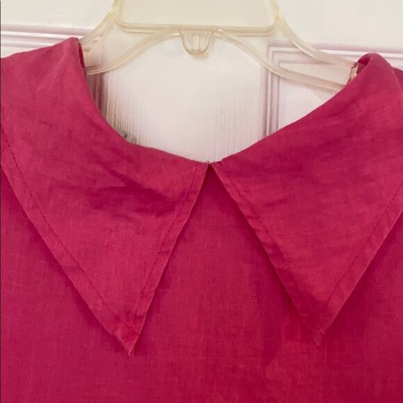 Raphael S pink linen top - Picture 2 of 6